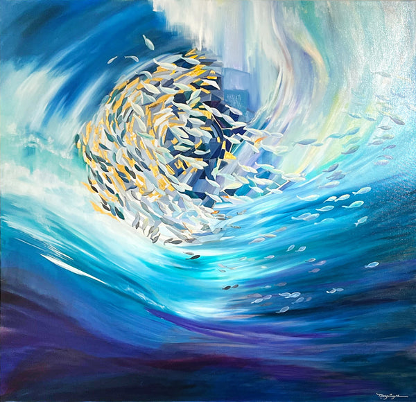 Mary Sayre, artist, AURELIA, ADC Fine Art, mixed media, original art