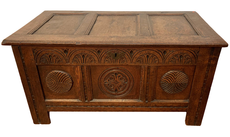 William & Mary Period Oak Coffer- West Country