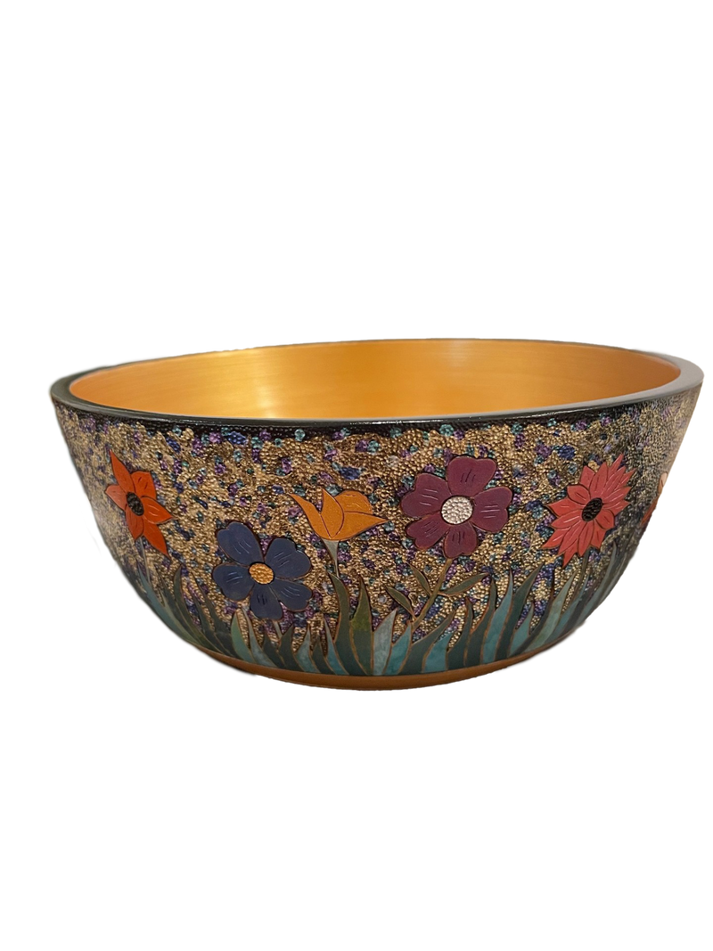 Floral Bowl - Green