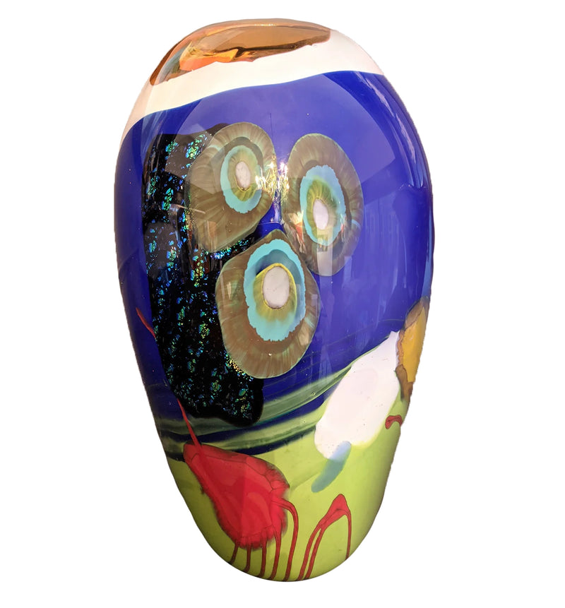 Multicolored Glass Vase #1