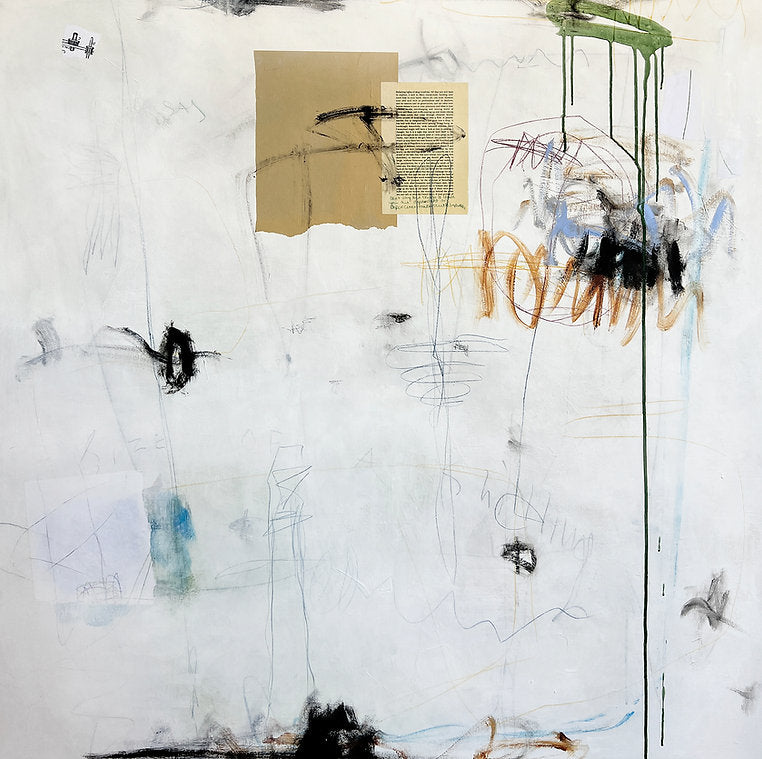 Shiling Design Liz Zorn, artist, Size of a Shiling, ADC Fine Art, mixed media ...