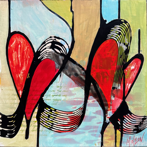 Kristin Molzon , Artist , Two Hearts One Soul , ADC Fine Art