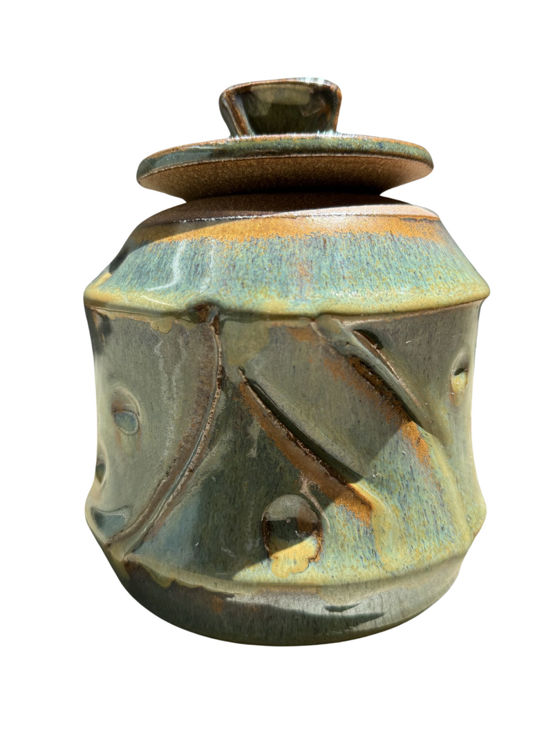 Lidded Ceramic Jar