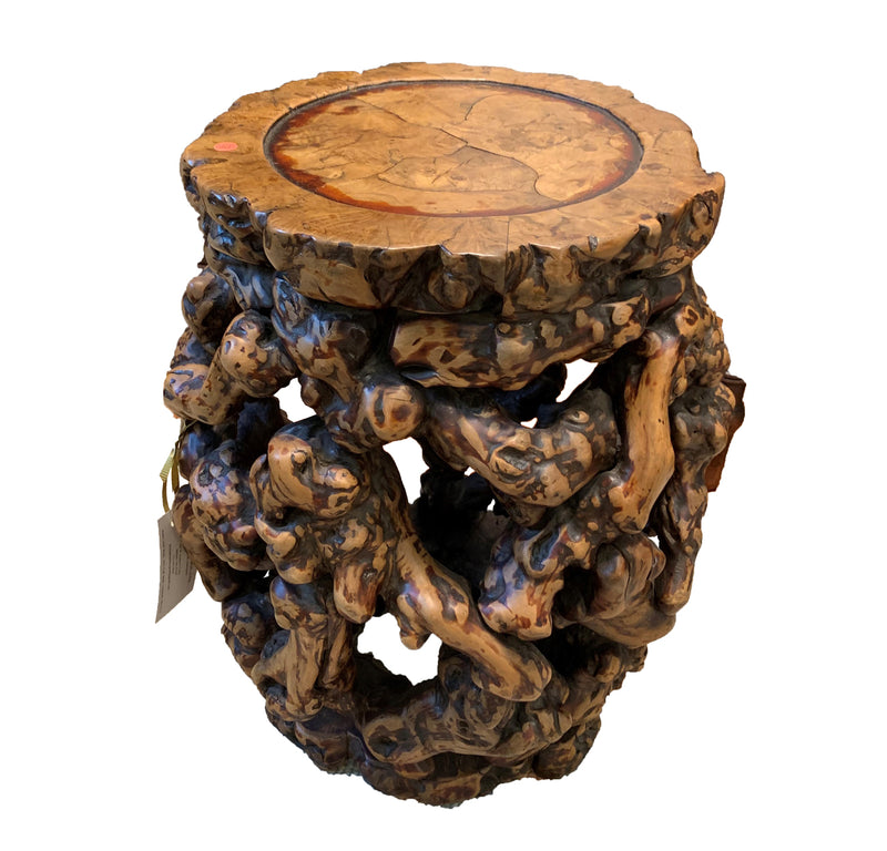 Chinese Root Stool/ Side Table