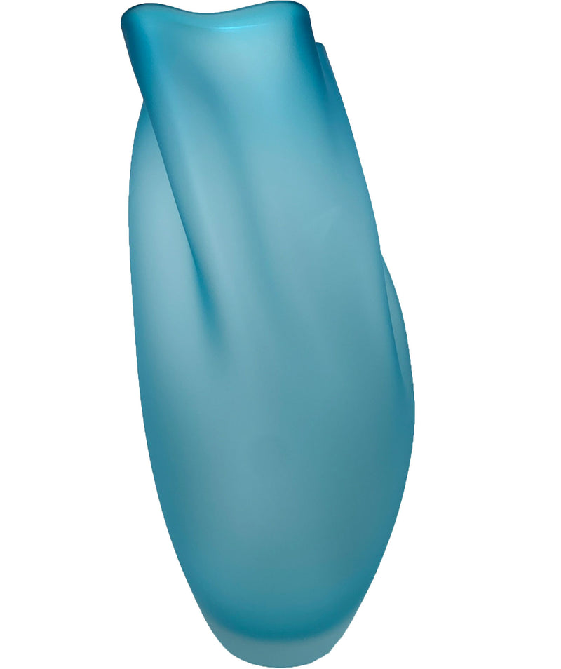 Copper Blue Ovelle Vase
